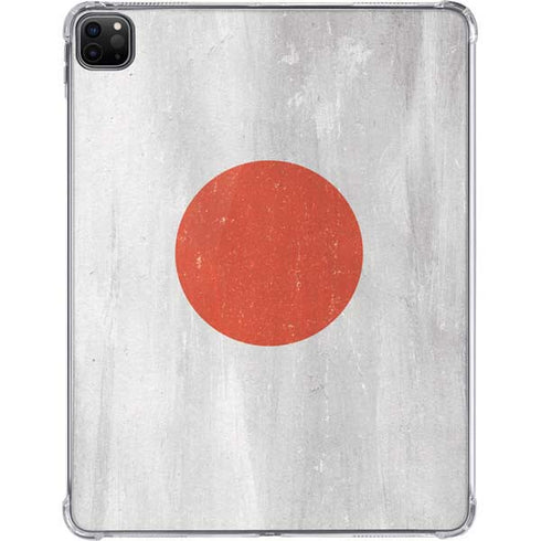Japanese Flag Distressed iPad Pro 11in (2024) Clear Case
